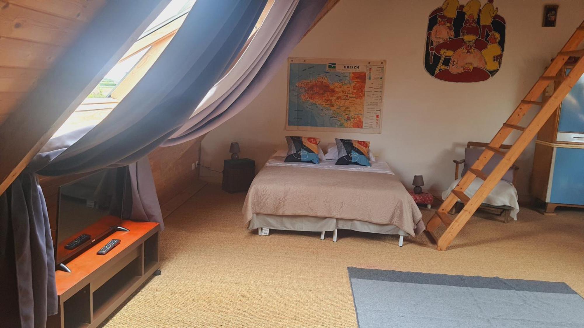 Bretagne Atypique, Dormir Dans Un Ancien Couvent Camlez Camera foto